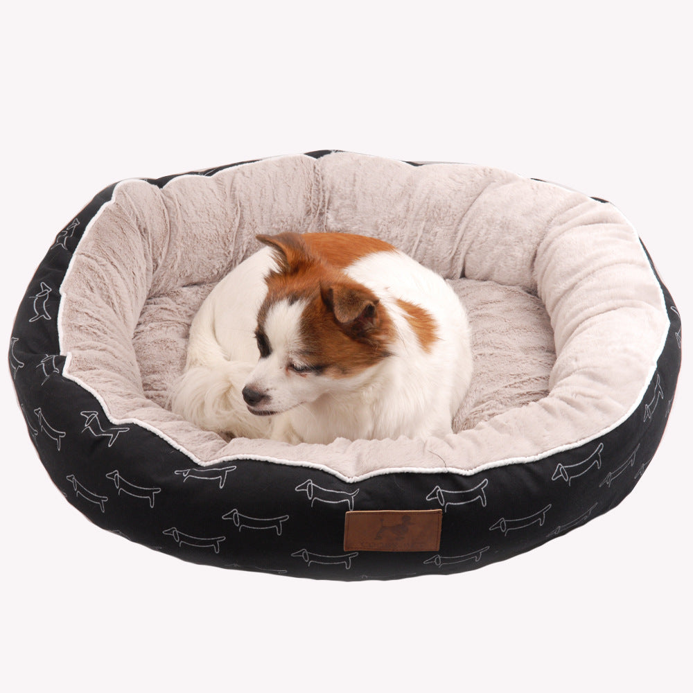 Round Dog Bed