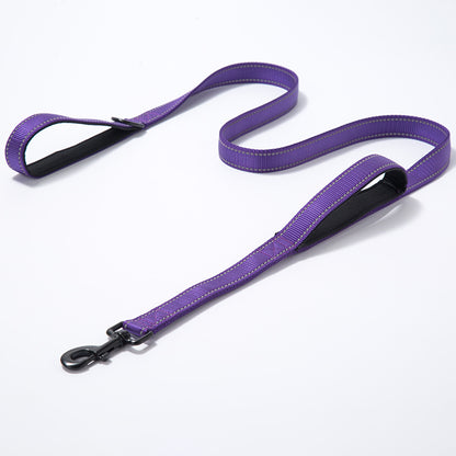 Reflective Double Thickened Nylon Dog Lead