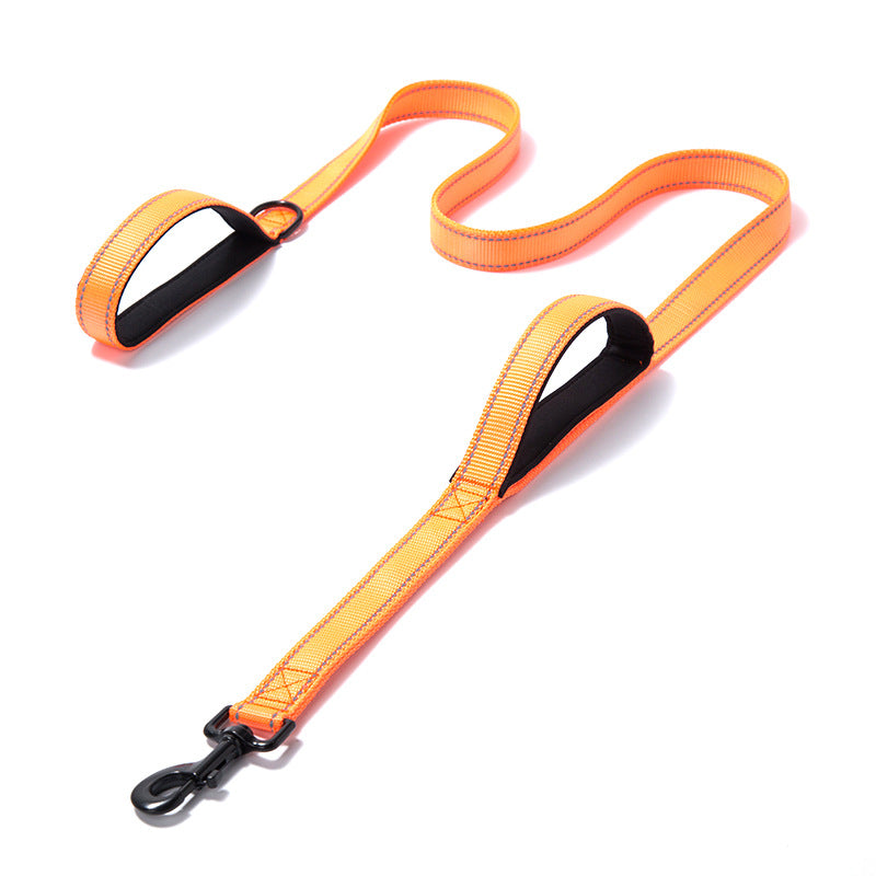 Reflective Double Thickened Nylon Dog Lead